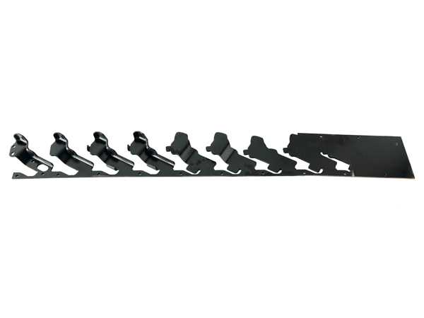 Display with materials