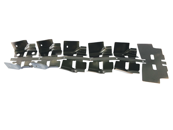 Display with materials